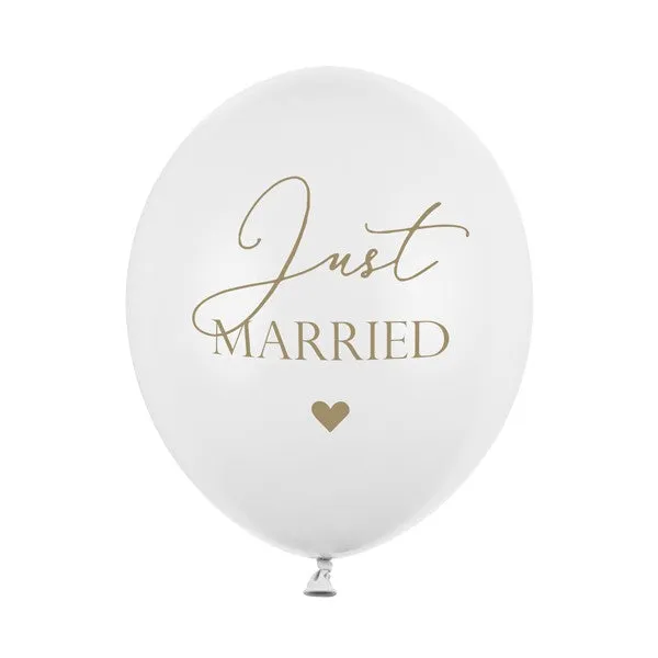 Luftballons Just Married (50 Stück)
