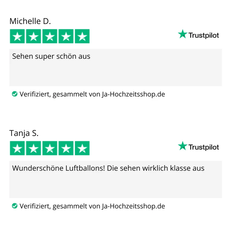 Luftballons Just Married (50 Stück)