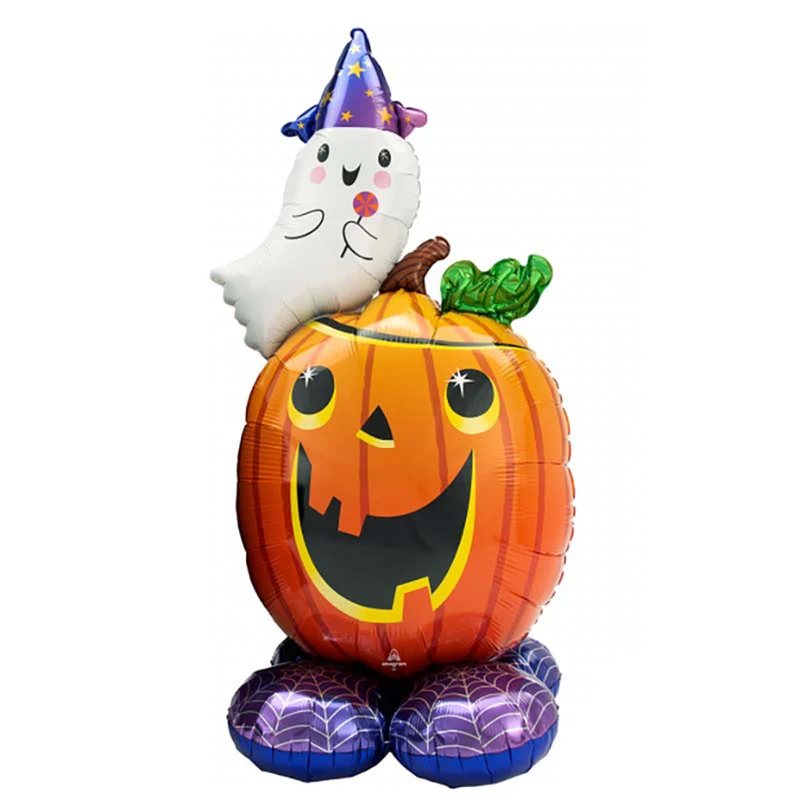 Airloonz Halloween | Kürbis und Geist 71x142cm P70 Ballon