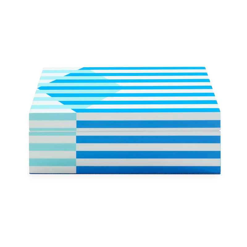 dekorative Box COPENHAGEN SMALL blau/türkis