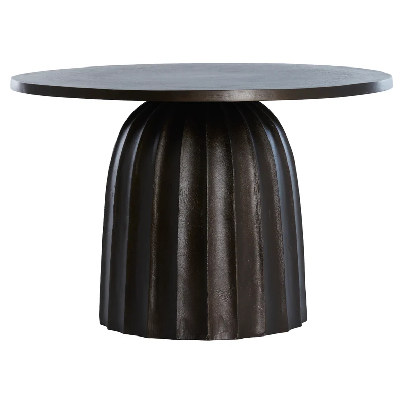 Beistelltisch VEGLIA matt dunkel braun Ø60x38cm