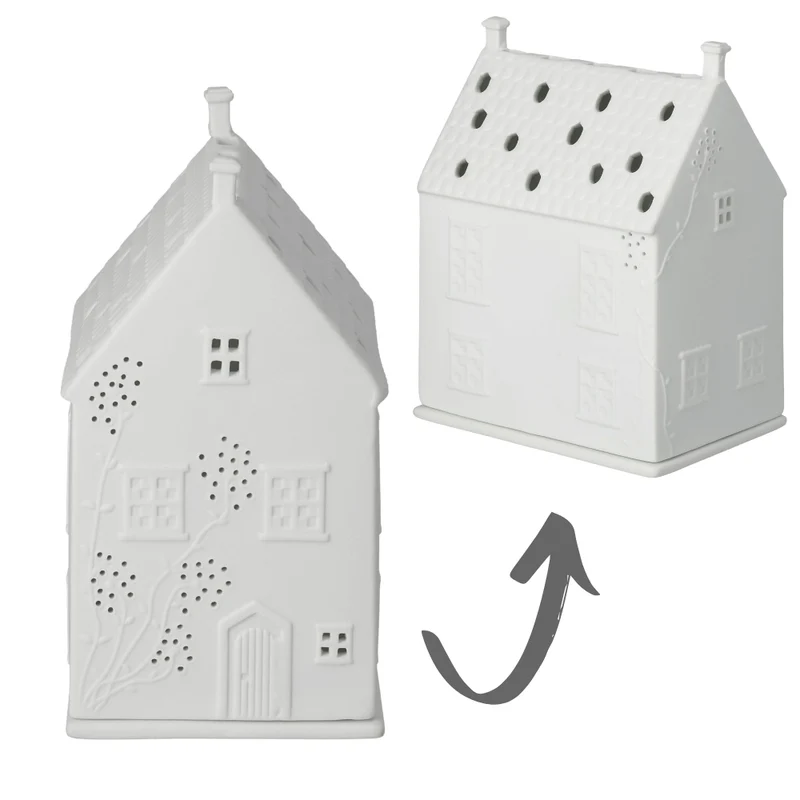 Räder Lichthaus mit Ranken Landhäuschen