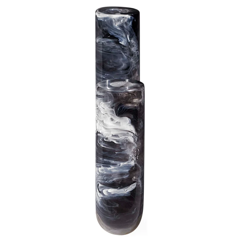 Vase MUSTIQUE schwarz/weiß