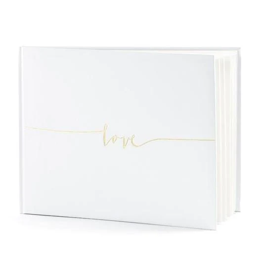 Gästebuch Love creme