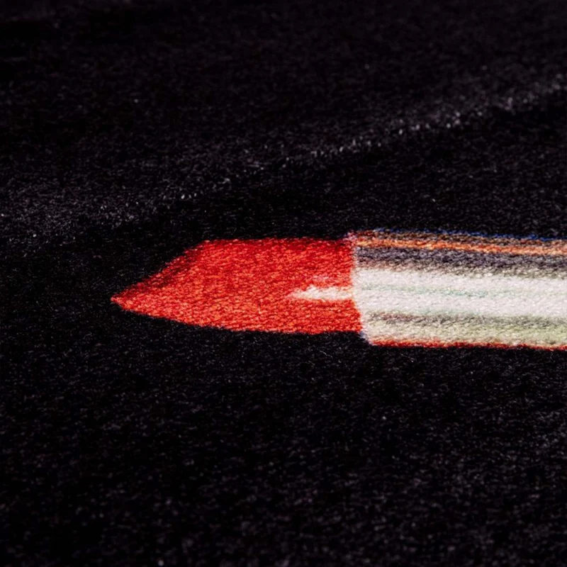 Teppich LIPSTICK, schwarz, 200 x 280 cm