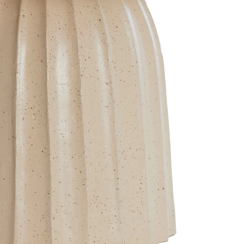 Beistelltisch VEGLIA matt sand hellbraun gesprenkelt Ø60x38cm