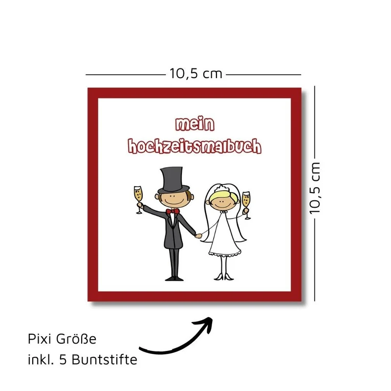 Kinder Malbuch mit 5 Buntstiften