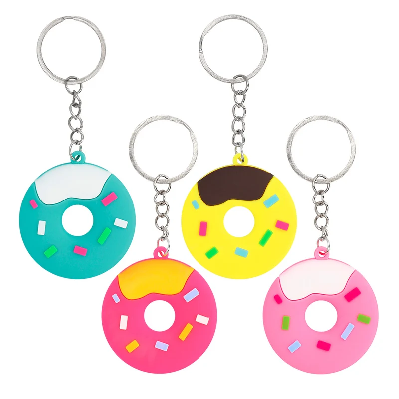 Favours Schlüsselanhänger "Donut" 4.5 cm | 4 Stk.