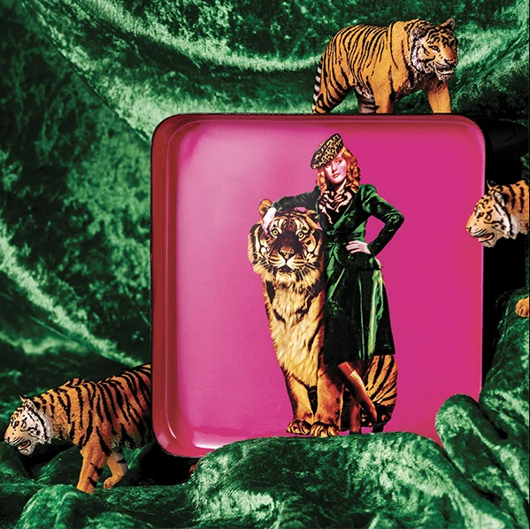 Vide-Poche Carré NATACHA Tiger 15×15 cm