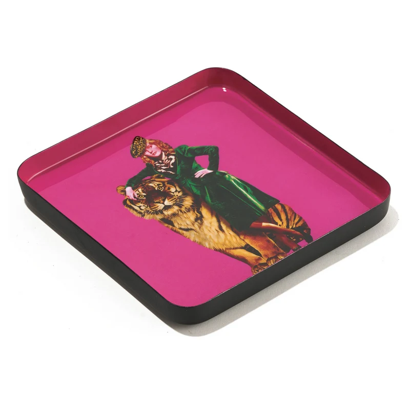 Vide-Poche Carré NATACHA Tiger 15×15 cm