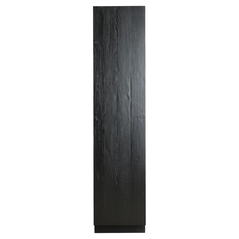 Regalschrank LAVINIO Minidholz dunkelbraun 75x45x200cm