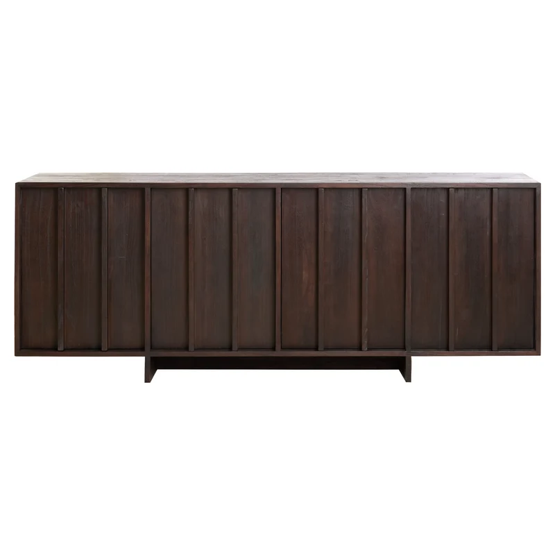 Anrichte LAVINIO Mindiholz dunkelbraun 200x45x76cm