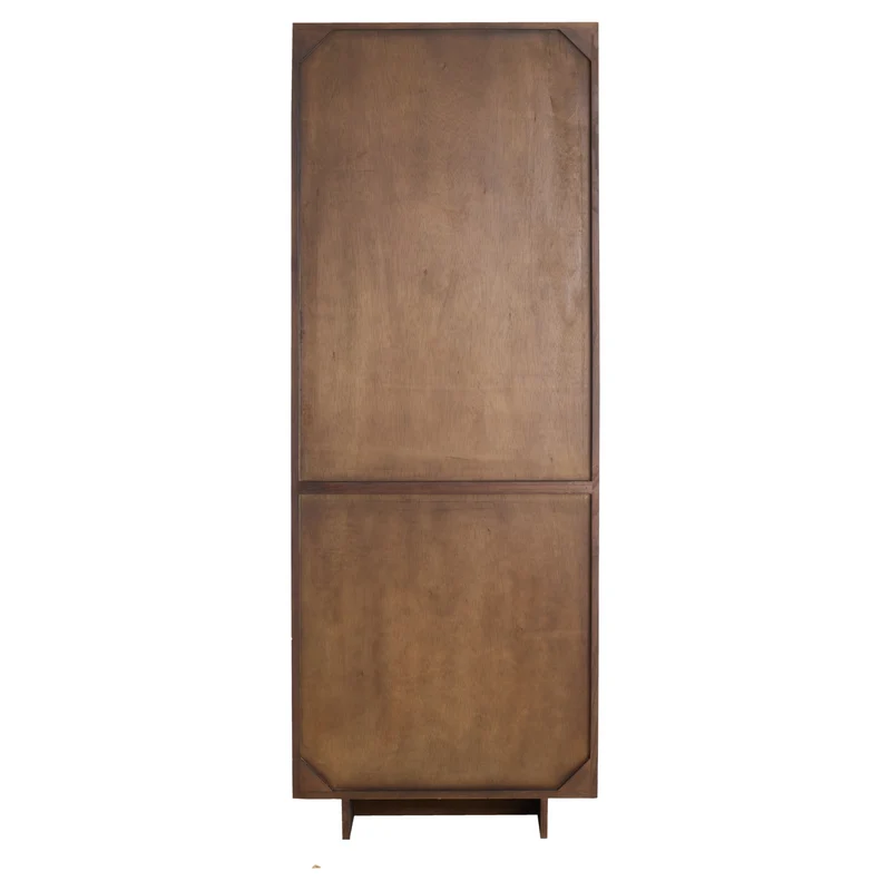 Hochschrank LAVINIO Mindiholz braun 75x45x200cm