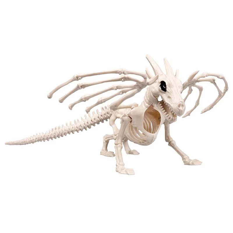 Skelett Tier Drache 13 x 26 cm Halloween Dekoration