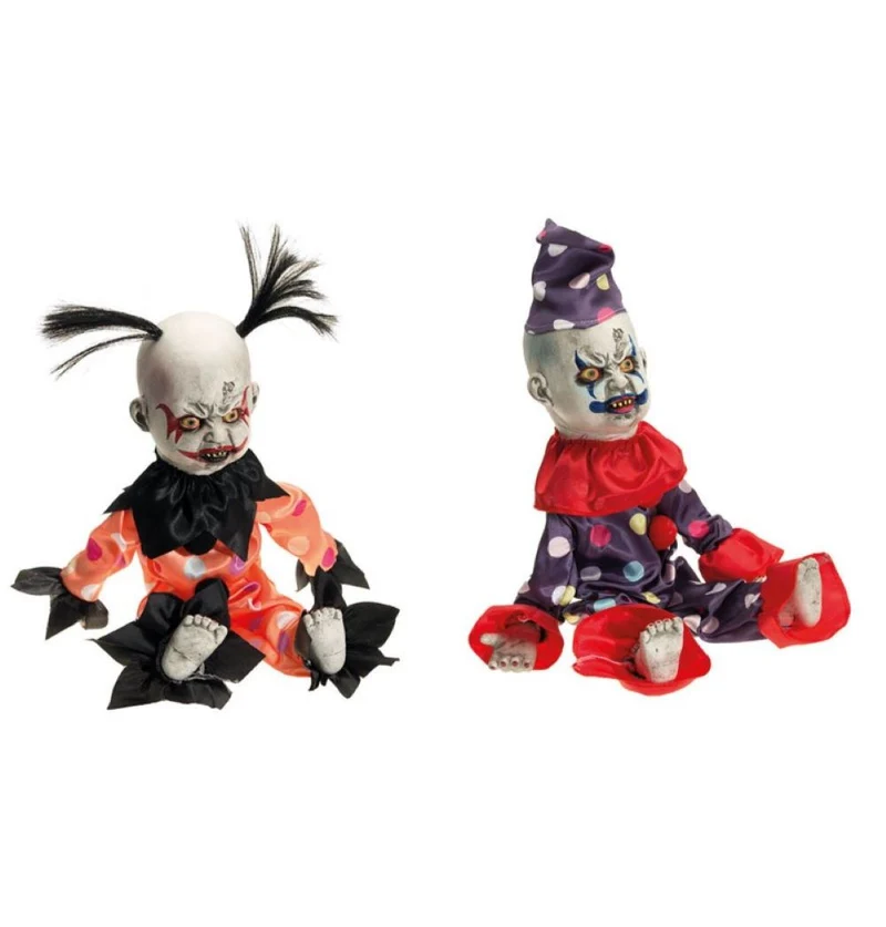Sitzende Halloween Figur "Girl or Boy" 50 cm | Varianten Dekoration