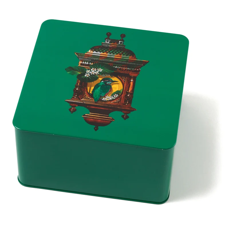 Boite Carree COUCOU Kuckucksuhr 17,7×17,7×10,2cm
