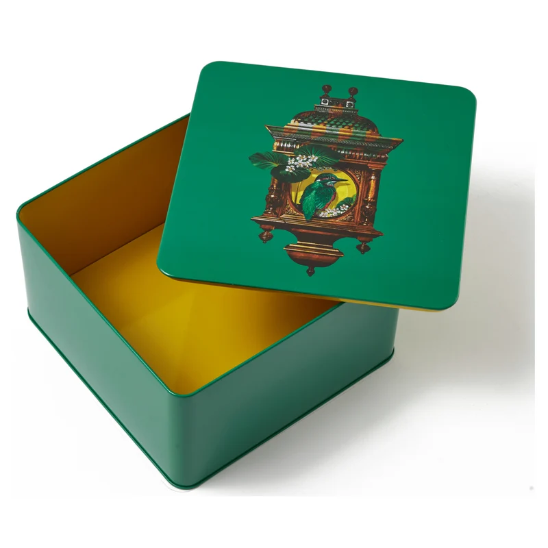 Boite Carree COUCOU Kuckucksuhr 17,7×17,7×10,2cm