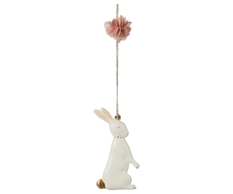 Maileg Osterhase stehend ca. 8 cm Metall-ORNAMENT Anhänger Osterschmuck-Dekoanhänger