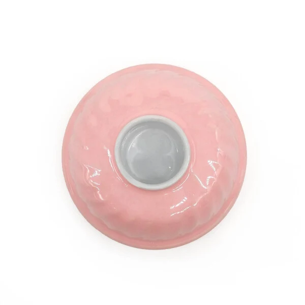 Kerzenhalter GUGELHUPF Kerzenständer aus Metall rosa ca. 7,5 cm
