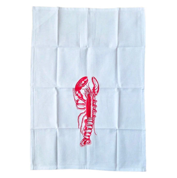Geschirrtuch VINTAGE HUMMER rot Siebdruck ca. 50x70 cm 100% Baumwolle