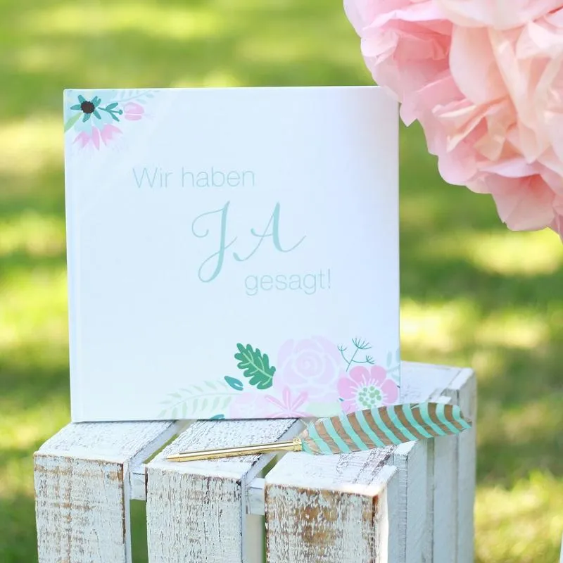 Gästebuch Boho Flowers