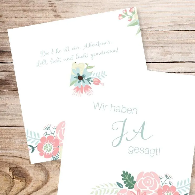 Gästebuch Boho Flowers