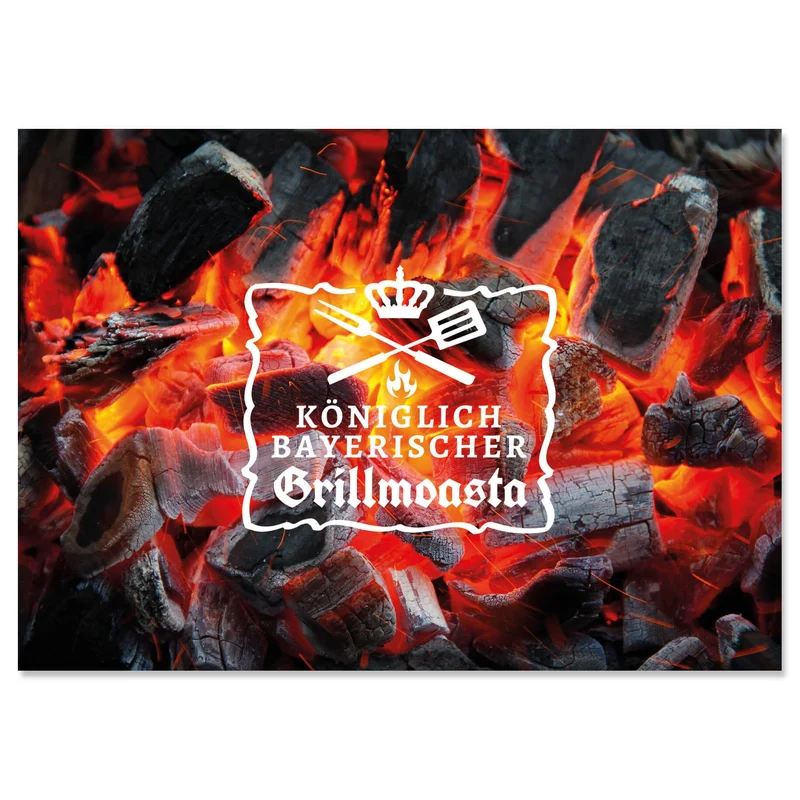 Postkarte "Königlich bayerischer Grillmoasta"