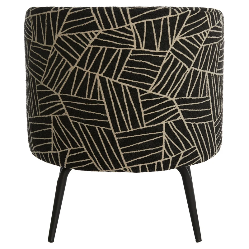 Stuhl DIEYDA Textil schwarz