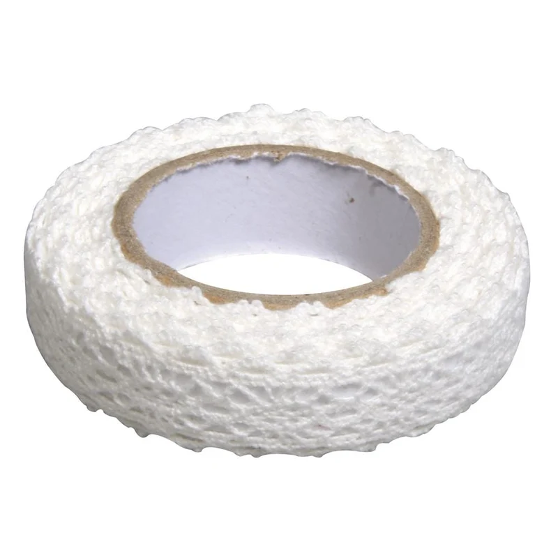 Fabric Tape Spitzenbordüre - cremeweiß