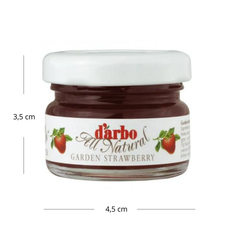 Gastgeschenk Mini Marmelade Erdbeere (1 Stück)