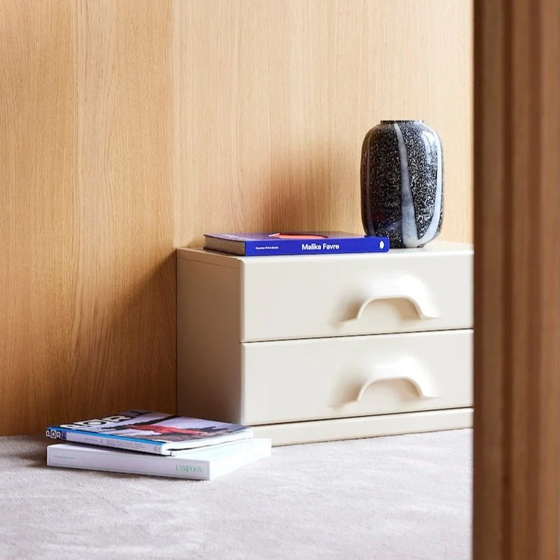 Kommode mit zwei Schubladen Cream - HKliving