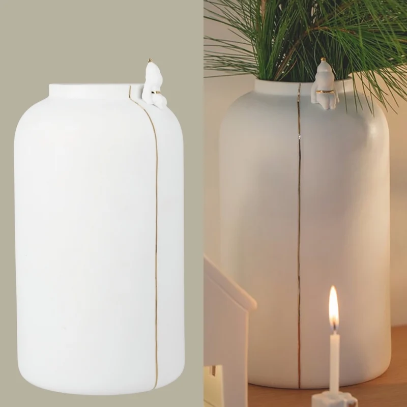 Räder Vase Winterblumen