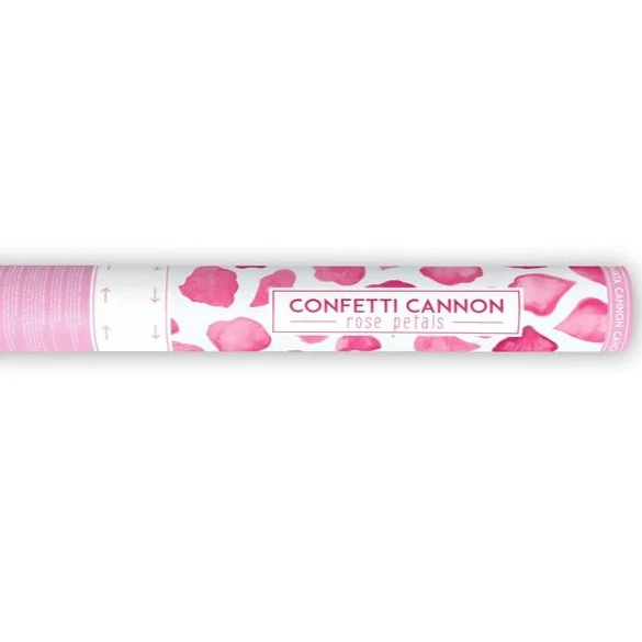 Konfetti Kanone Rosen pink
