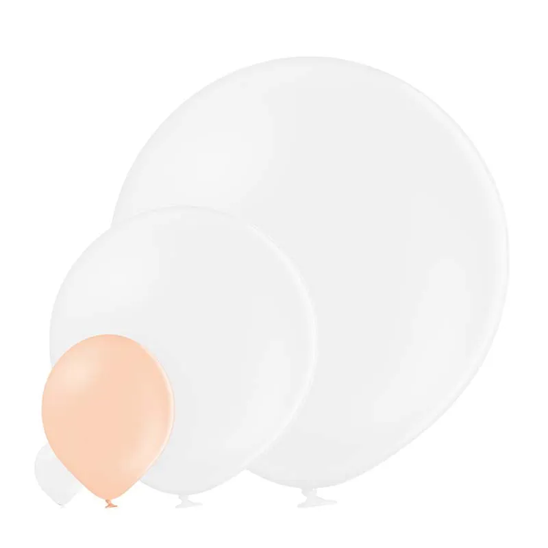 50 Luftballons Uni Pastell Ø 30/33cm | Peach