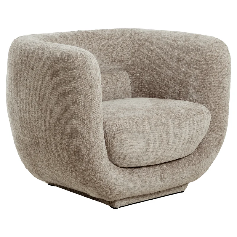 Loungesessel KIALY beige 105x85x81cm