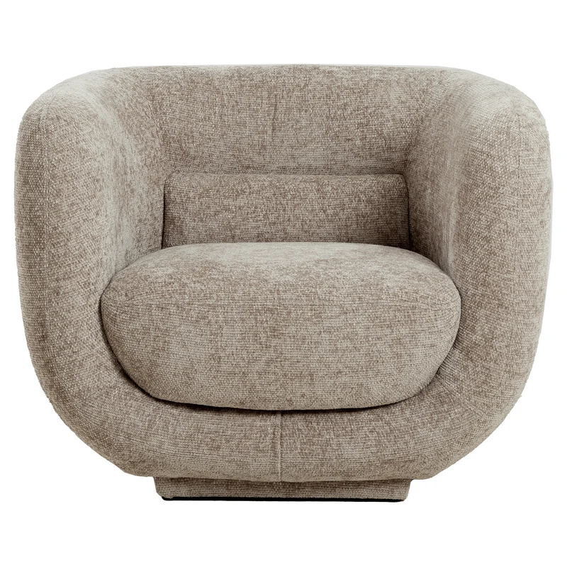 Loungesessel KIALY beige 105x85x81cm