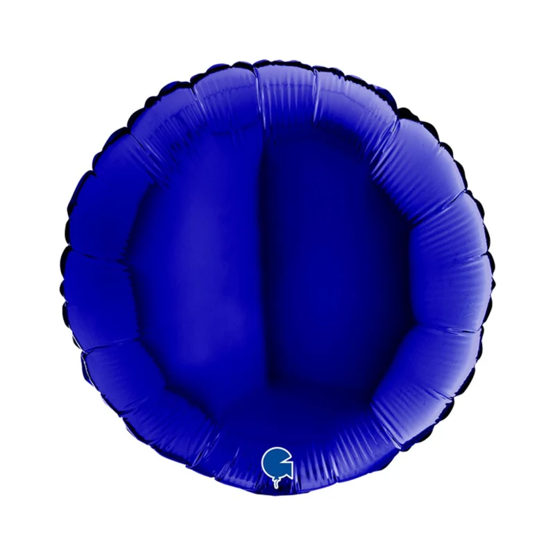 18"/Ø46cm Folienballon Uni | Royalblau