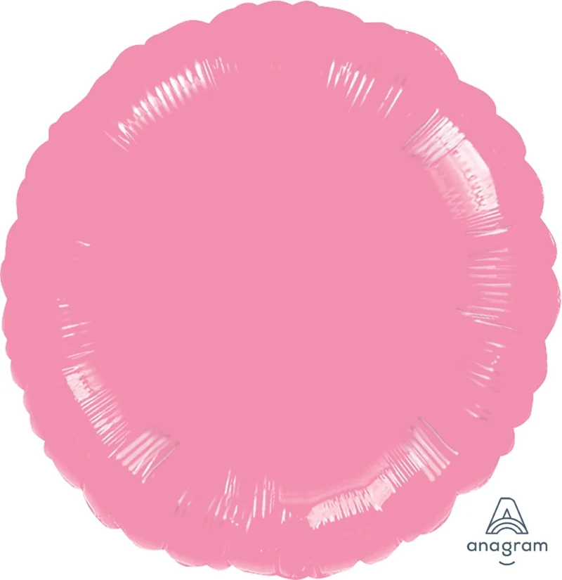 18"/Ø46cm Folienballon Uni Rosa