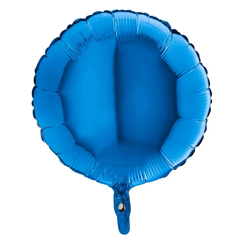 18"/Ø46cm Folienballon Uni | Blau