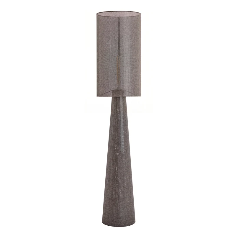 Stehleuchte MICKY Leinen braun Ø38x180cm