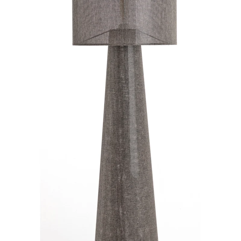 Stehleuchte MICKY Leinen braun Ø38x180cm
