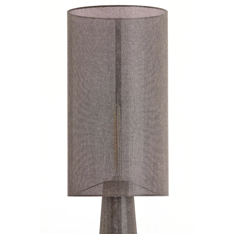 Stehleuchte MICKY Leinen braun Ø38x180cm