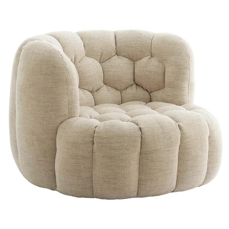 Sessel AMARA crème 100x98x72cm