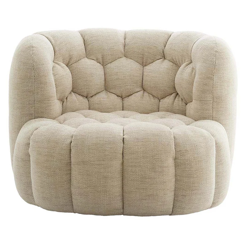 Sessel AMARA crème 100x98x72cm