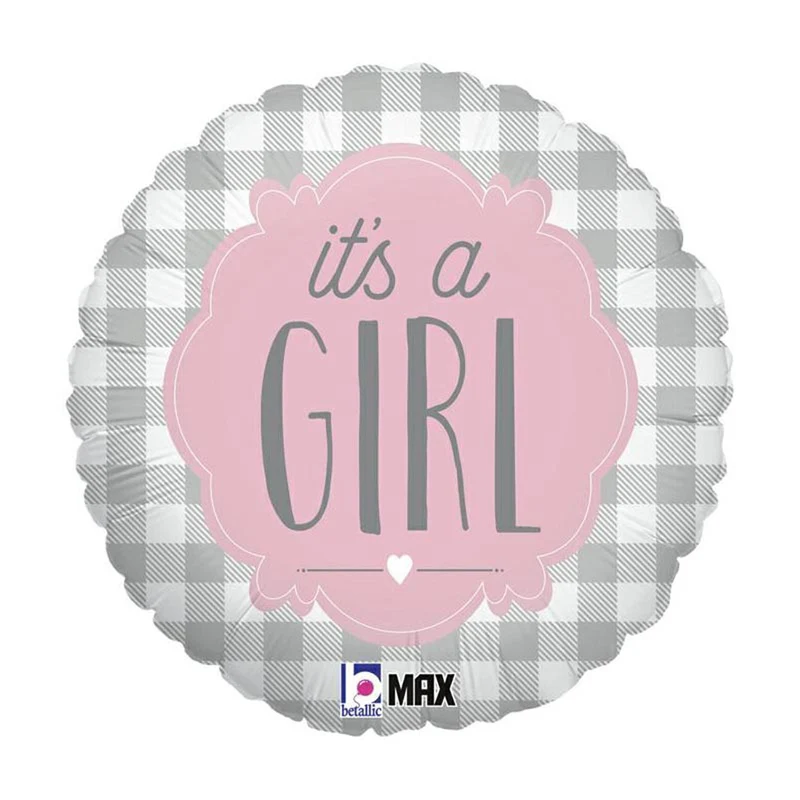 18"/Ø46cm Folienballon "It's a Girl"