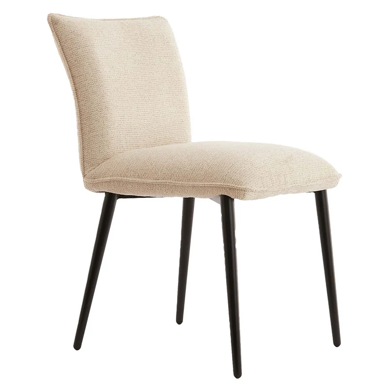 Esszimmerstuhl VADENI Polyester crème 2er-Set