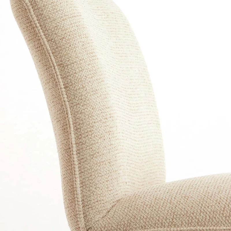Esszimmerstuhl VADENI Polyester crème 2er-Set