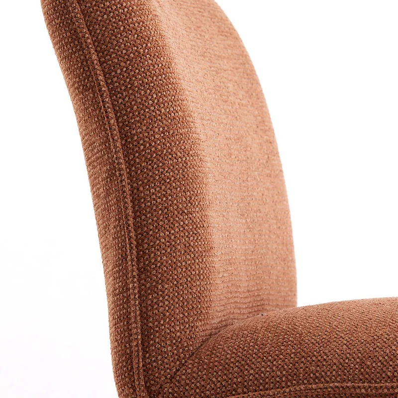 Esszimmerstuhl VADENI Polyester terra 2er-Set