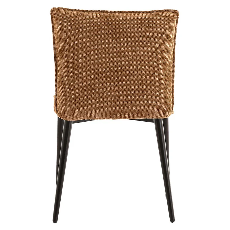 Esszimmerstuhl VADENI Polyester ocker 2er-Set