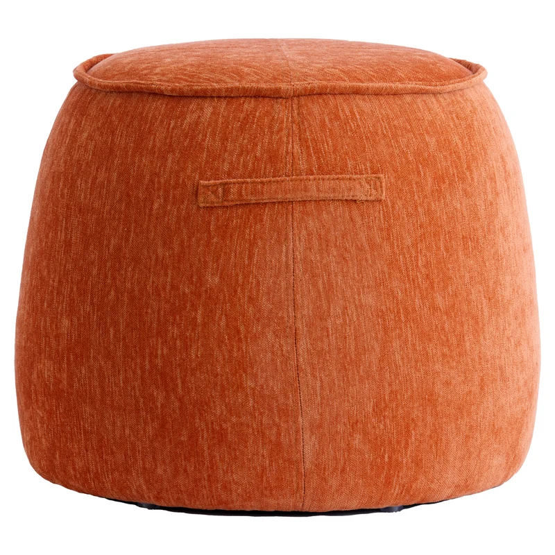 Sitzpouf SIBIU in Orange Ø50x40